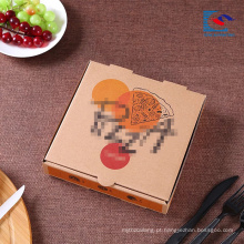 Caixa de papel ondulado alta forte personalizada da pizza do logotipo